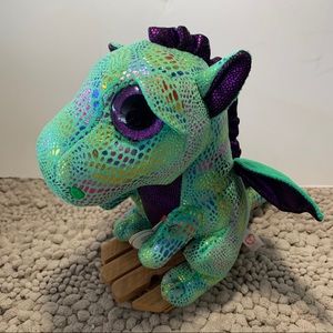 Ty 8”beanie baby Cinder dragon plush